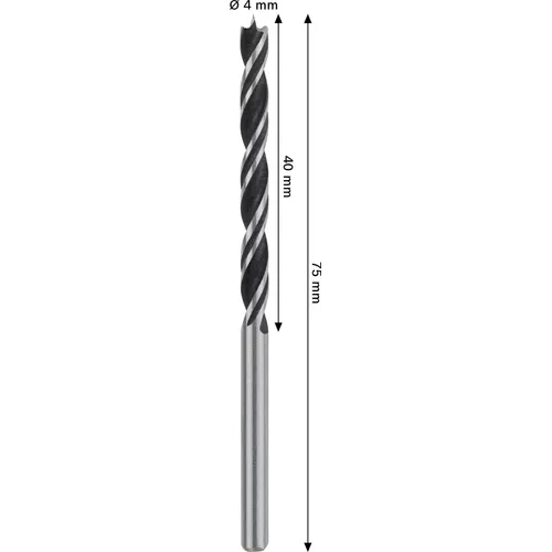 Träspiralborr pro 4x40/75 mm, 1-pack