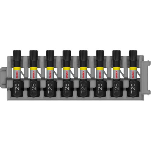 Bits Torx 25 mm Impact Control T25, 8-pack