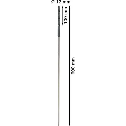 Formstags- och installationsborr 12x600 mm