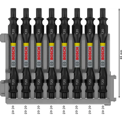 Bits Torx 65 mm Impact Control T20, 8-pack
