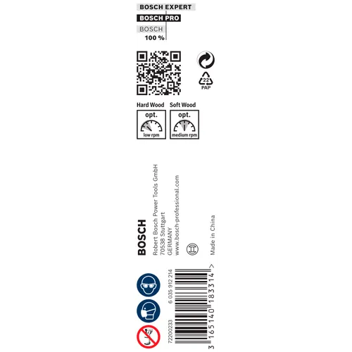 Träspiralborr, sexkantsskaft 6x170/235 mm, 1-pack