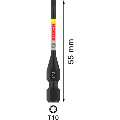 Bits Torx 55 mm Impact Control T10