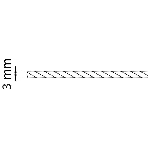 Wire rostfritt 3 mm