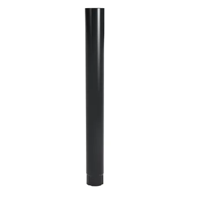 Stuprör 90 mm, Svart - 2500 mm