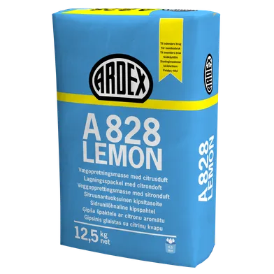 Väggspackel A 828, 12,5 kg, citron