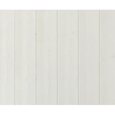 Springpanel fingsågad vitmålad 14x120 mm