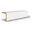 Hörnlist vitmålad furu 33x33 mm, 2500 mm