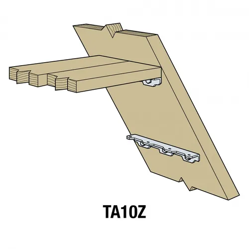 Trappvinkel TAZ 41x41x260 mm