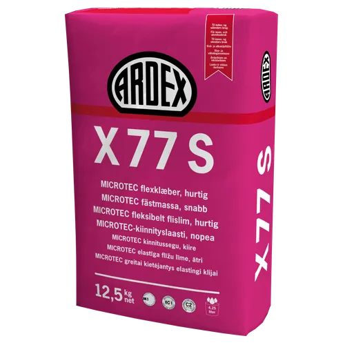 Fästmassa X 77 S Grå, 12,5 kg