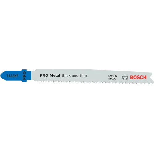 Sticksågsblad T 123 XF Metall 100 mm, 5-pack