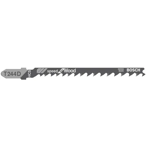Sticksågsblad T 244 D Speed Trä 100 mm, 5-pack