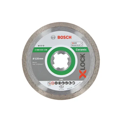 Diamantkapskiva X-Lock Ceramic Standard 125 mm