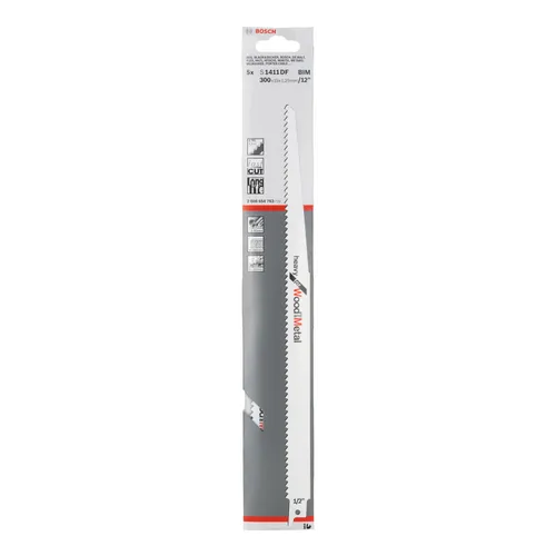 Tigersågblad S 1411 DF Trä/Metall 300 mm, 5-pack
