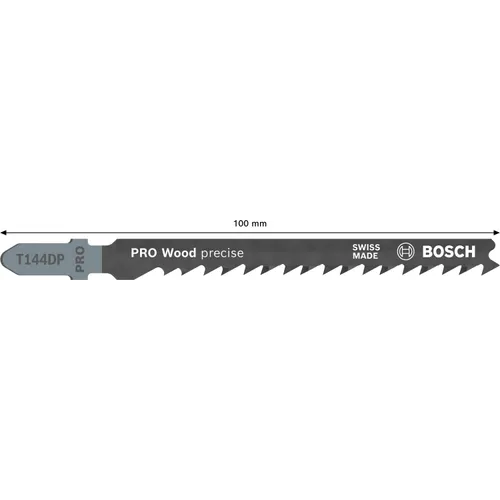 Sticksågsblad T 144 DP Precision Trä 100 mm, 5-pack
