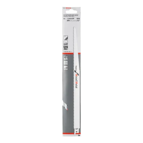 Tigersågblad S 1411 DF Trä/Metall 300 mm, 5-pack