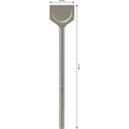 Spadmejsel SDS-Max 80x400 mm