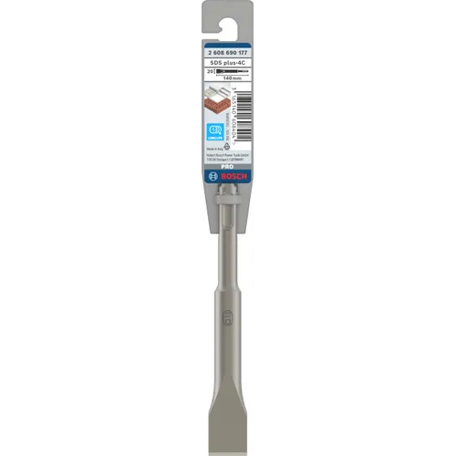 Flatmejsel SDS Plus-4C  20x140 mm