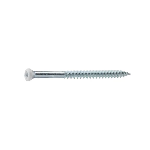 Sockelskruv 3,8x58 mm, Vit, 100 st/frp