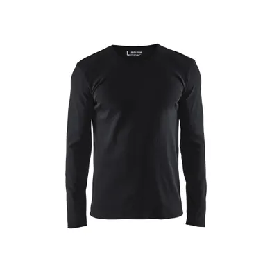Långärmad T-shirt, Svart Strl. L