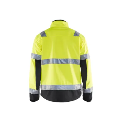Softshelljacka Varsel, Gul/Svart Strl. M