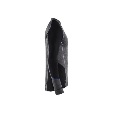 Underställströja Warm, Grå/Svart Strl. XXL