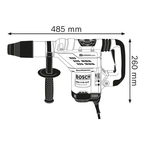 Borrhammare GBH 5-40 DCE 1150 W