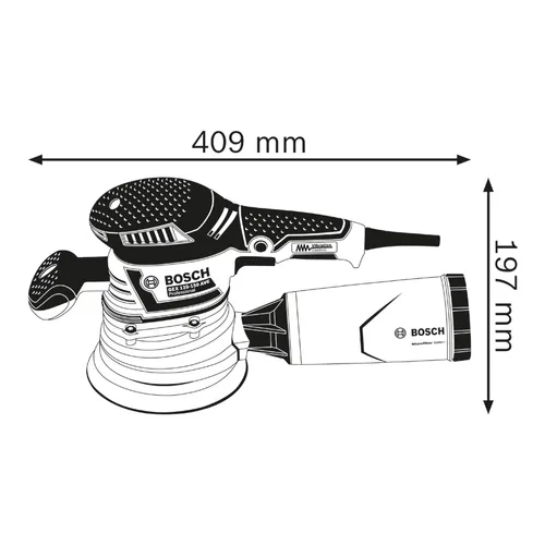 Excenterslip PRO GEX 40-150 400 W, L-BOXX