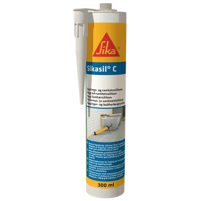 Byggsilkon Sikasil-C 300 ml, Transparent