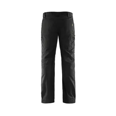 Servicebyxa Plain m. stretch, Svart Strl. C48
