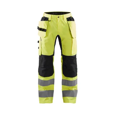 Varselbyxa med stretch, Gul/Svart Strl C150