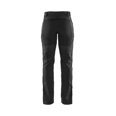 Servicebyxa dam Plain m. stretch, Svart Strl. C44