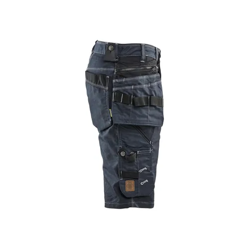 Hantverksshorts med stretch X1900, Marinblå/Svart Strl. C48