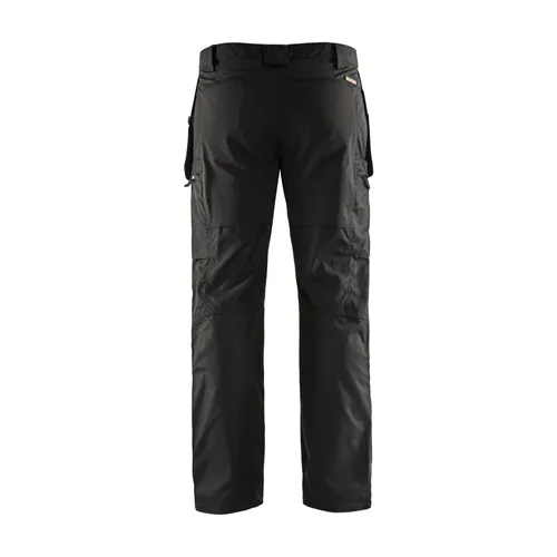 Servicebyxa Plain m. stretch, Svart Strl. C48