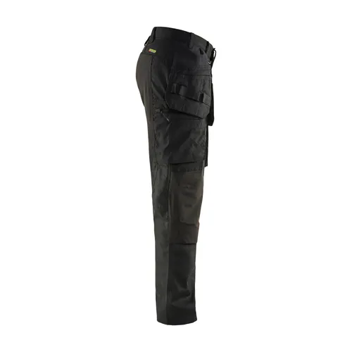 Servicebyxa Plain m. stretch, Svart Strl. C48