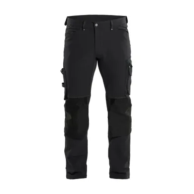 Hantverksbyxa U.Spikficka 4-vägsstretch X1900 Svart Strl. C52