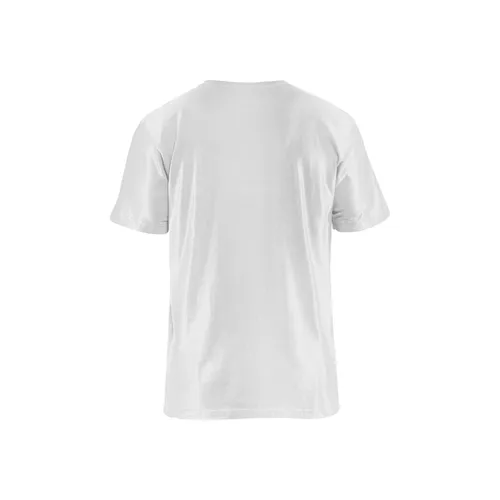 T-shirt Bas, Vit Strl. M