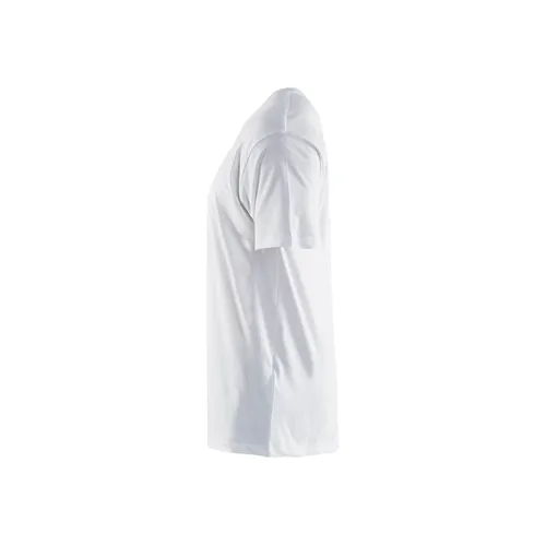 T-shirt Bas, Vit Strl. M