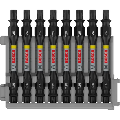 Bits Torx 65 mm Impact Control T25, 8-pack