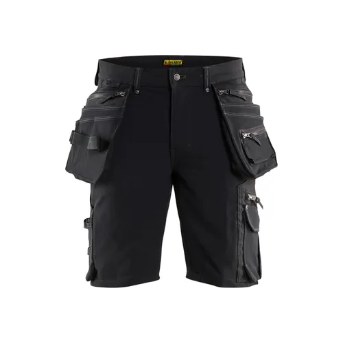 Hantverksshorts 4-vägsstretch X1900, Svart Strl. C50