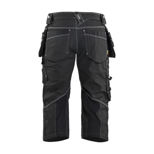 Hantverksbyxa pirat med stretch X1900, Svart Strl. C46