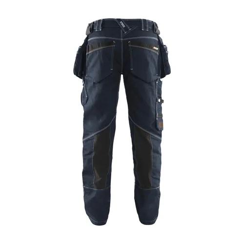 Hantverksbyxa Denim m. stretch X1900, Marinblå/Svart Strl. C58
