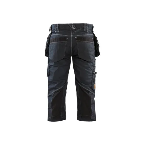 Hantverksbyxa pirat med stretch X1900, Marinblå/Svart Strl. C46