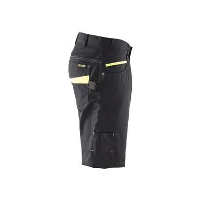 Serviceshorts, Svart/Gul Strl. C50