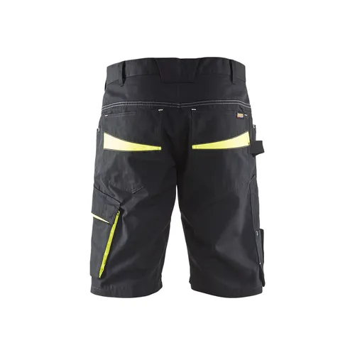 Serviceshorts, Svart/Gul Strl. C50