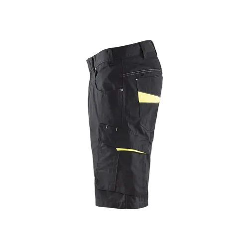 Serviceshorts, Svart/Gul Strl. C50