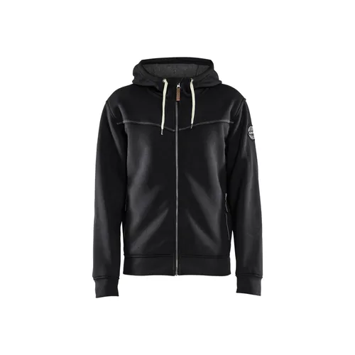 Luvtröja med piléfoder, Svart Strl. XL
