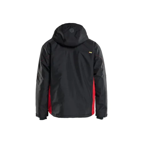 Lättfodrad funktionsjacka, Svart/Röd Strl. XL