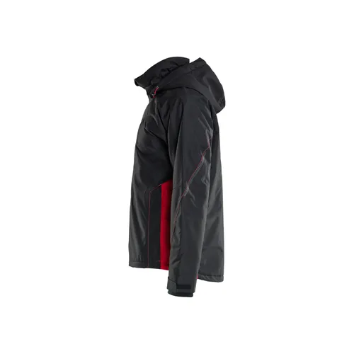 Lättfodrad funktionsjacka, Svart/Röd Strl. XL