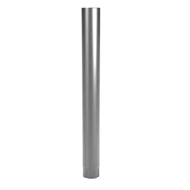 Stuprör 90 mm, Silvermetallic - 3000 mm
