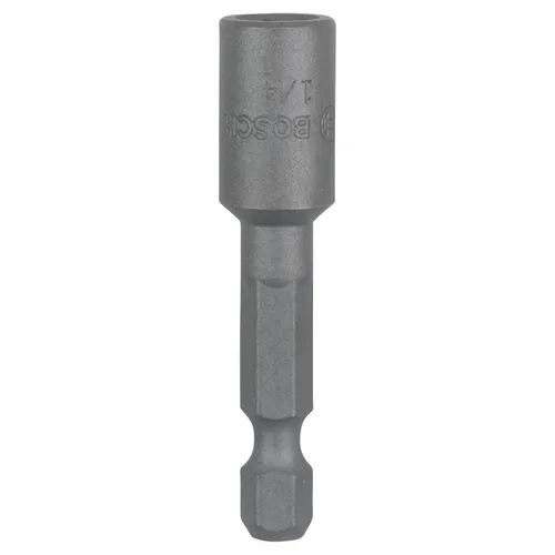Sexkantshylsa m. magnet 1/4-tum